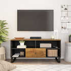 Tv-meubel 100x33x46 cm massief mangohout