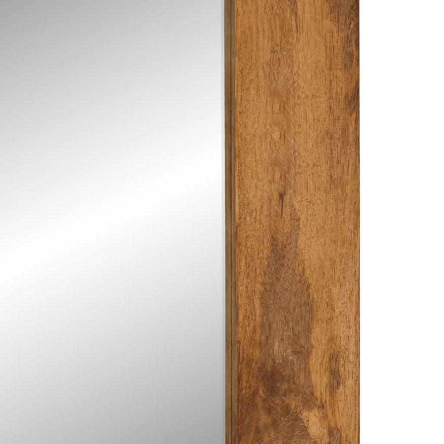 Spiegel 70x50 cm massief mangohout en glas