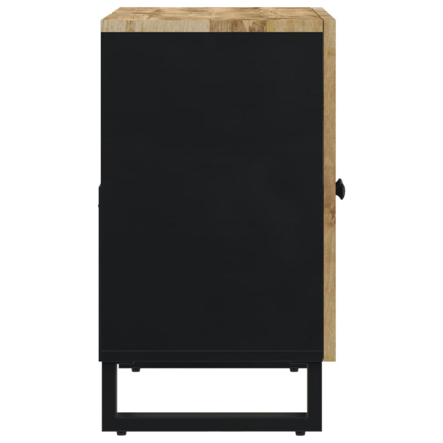 Wastafelkast 62X33X58 Cm Massief Mangohout En Bewerkt Hout