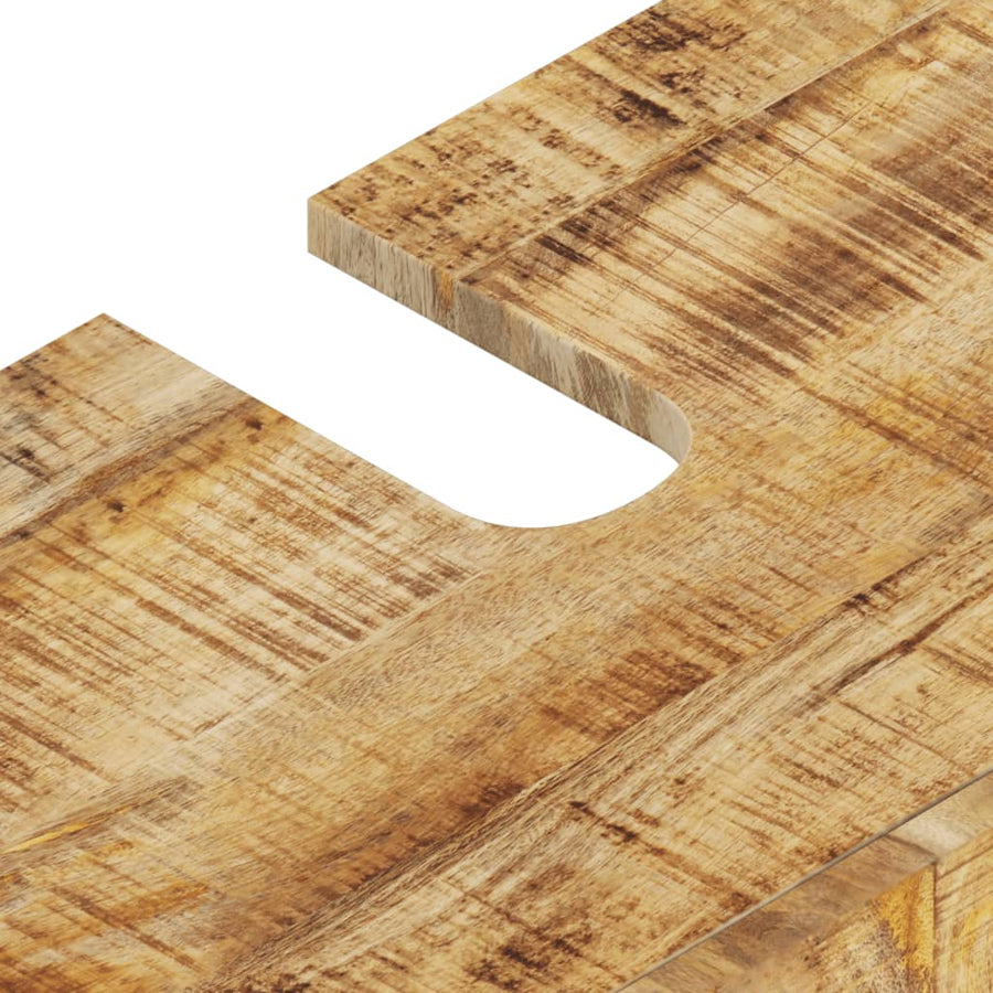 Wastafelkast 62X33X58 Cm Massief Mangohout En Bewerkt Hout