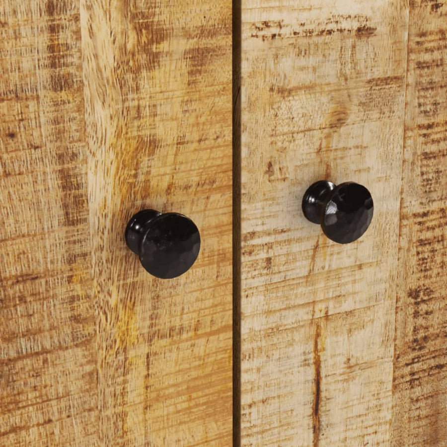 Wastafelkast 62X33X58 Cm Massief Mangohout En Bewerkt Hout
