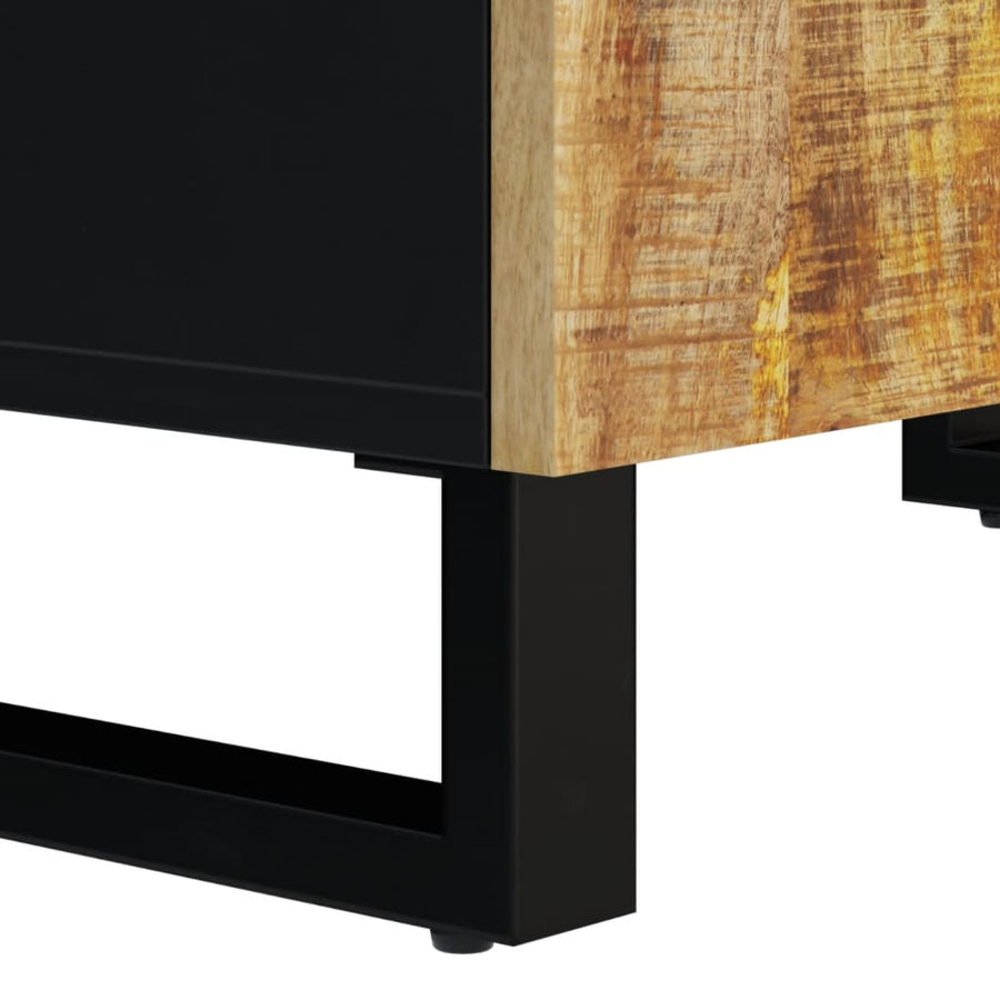 Wastafelkast 62X33X58 Cm Massief Mangohout En Bewerkt Hout