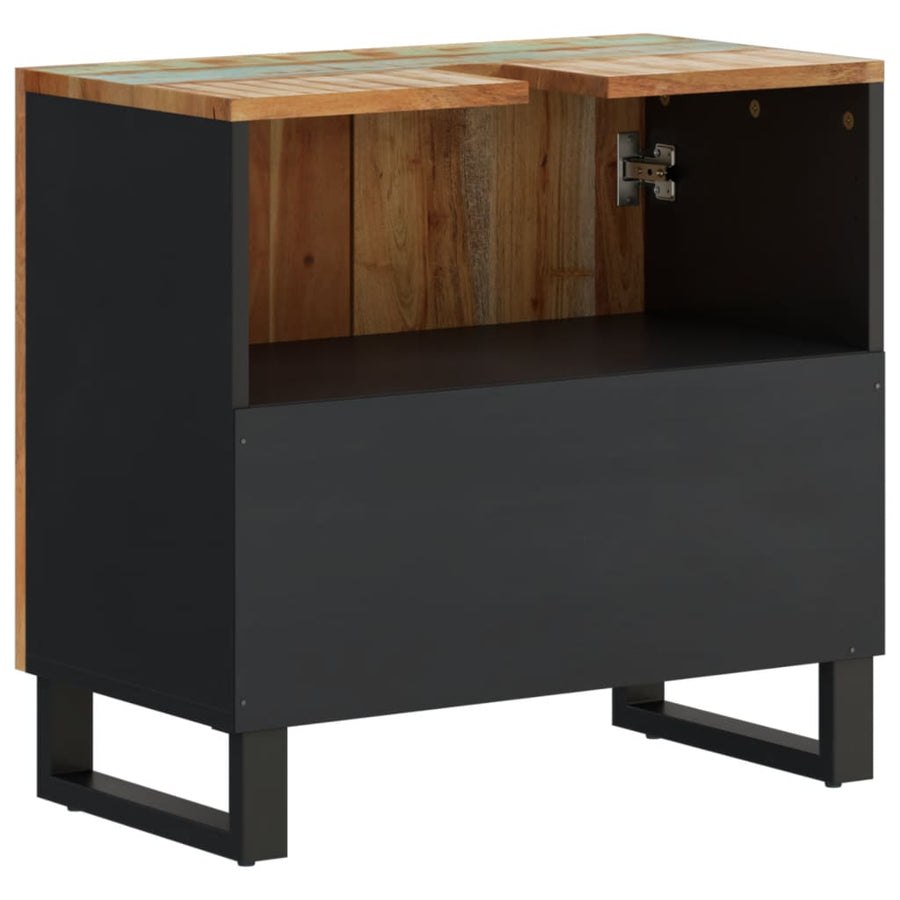 Wastafelkast 62X33X58 Cm Massief Recycled Hout En Bewerkt Hout