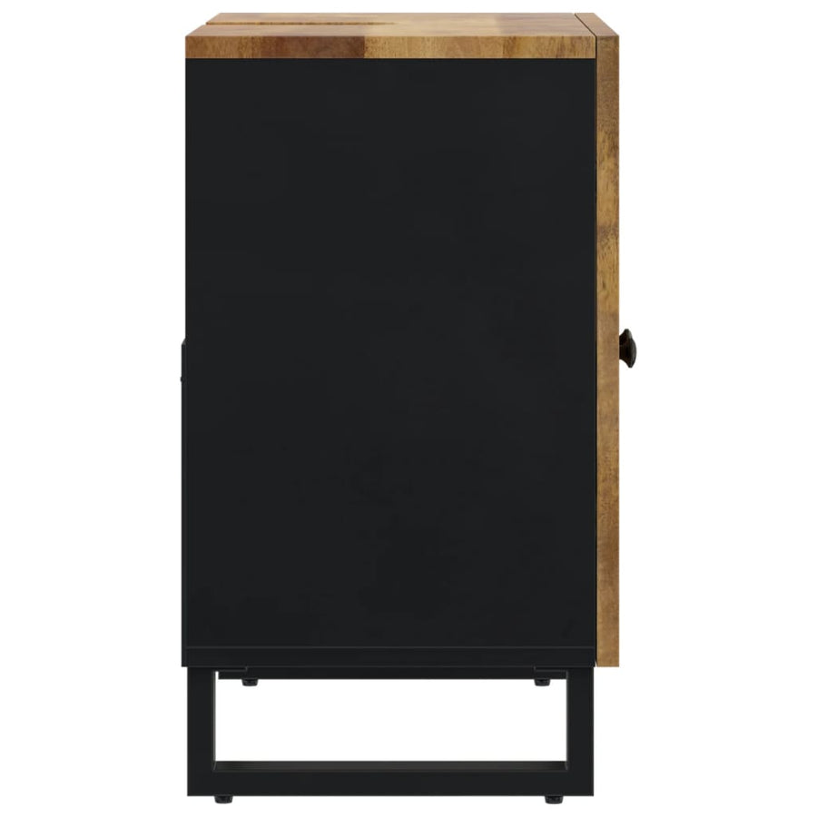Wastafelkast 62X33X58 Cm Massief Mangohout En Bewerkt Hout