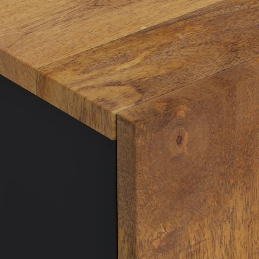 Wastafelkast 62X33X58 Cm Massief Mangohout En Bewerkt Hout