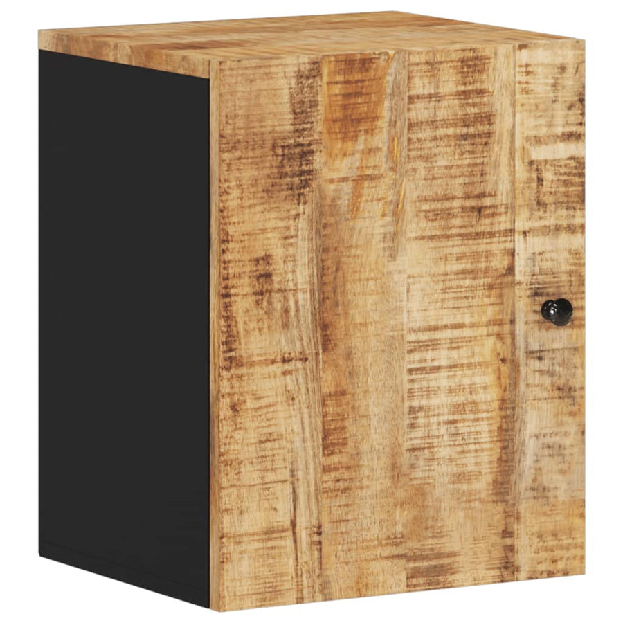 Badkamerwandkast 38X33X48 Cm Massief Mangohout