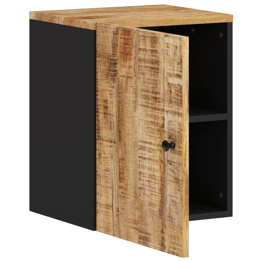 Badkamerwandkast 38X33X48 Cm Massief Mangohout