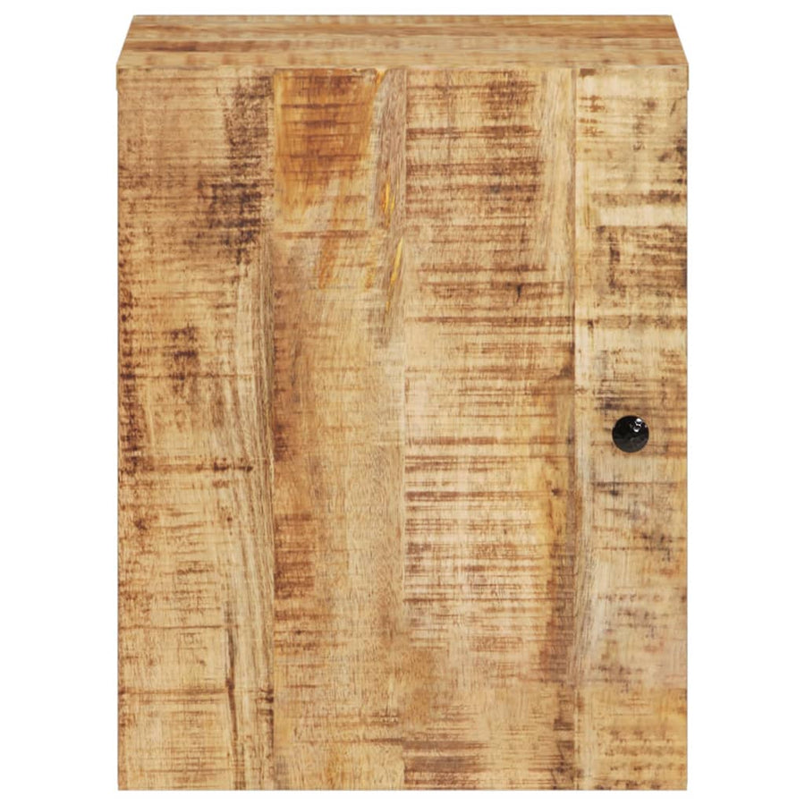 Badkamerwandkast 38X33X48 Cm Massief Mangohout