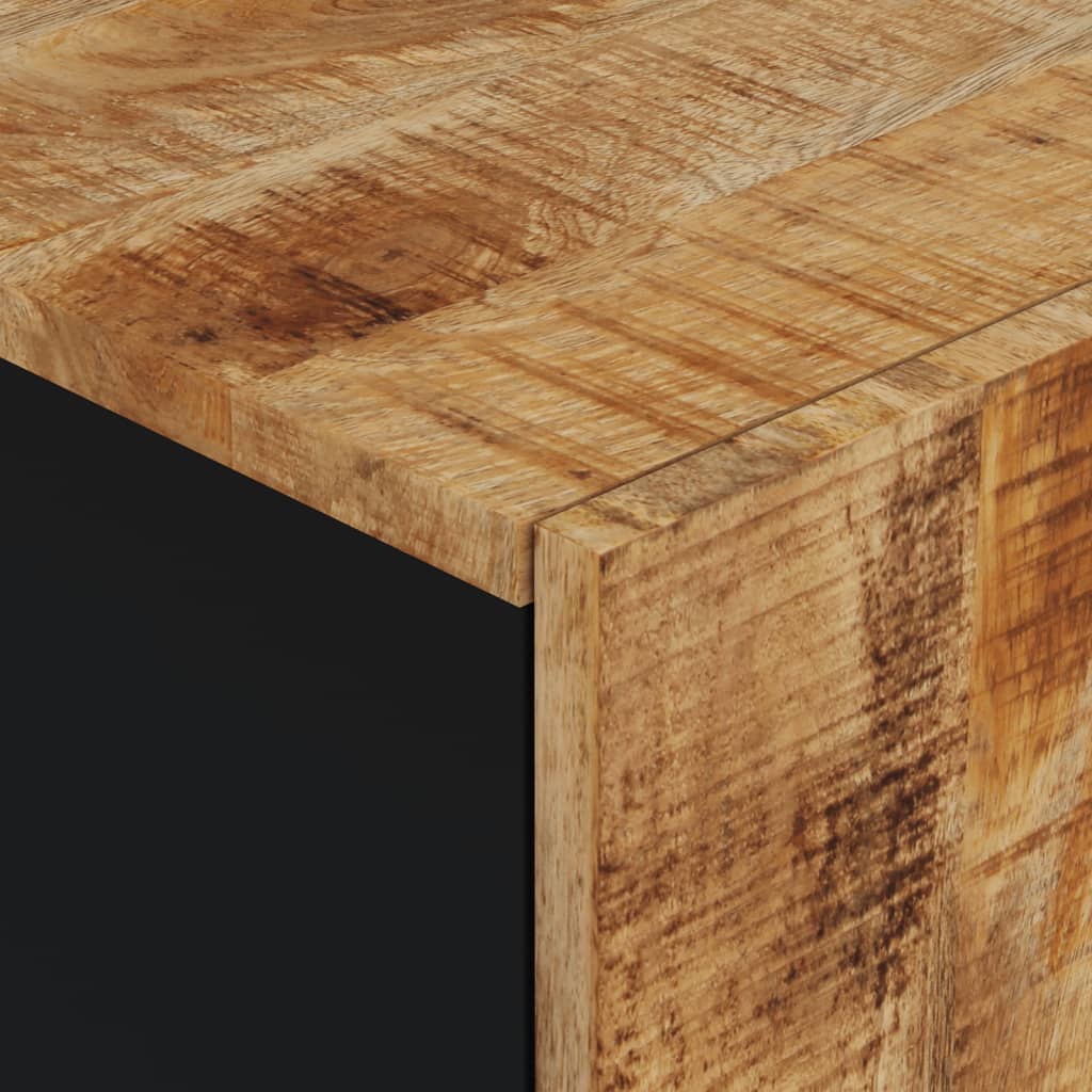Badkamerwandkast 38X33X48 Cm Massief Mangohout