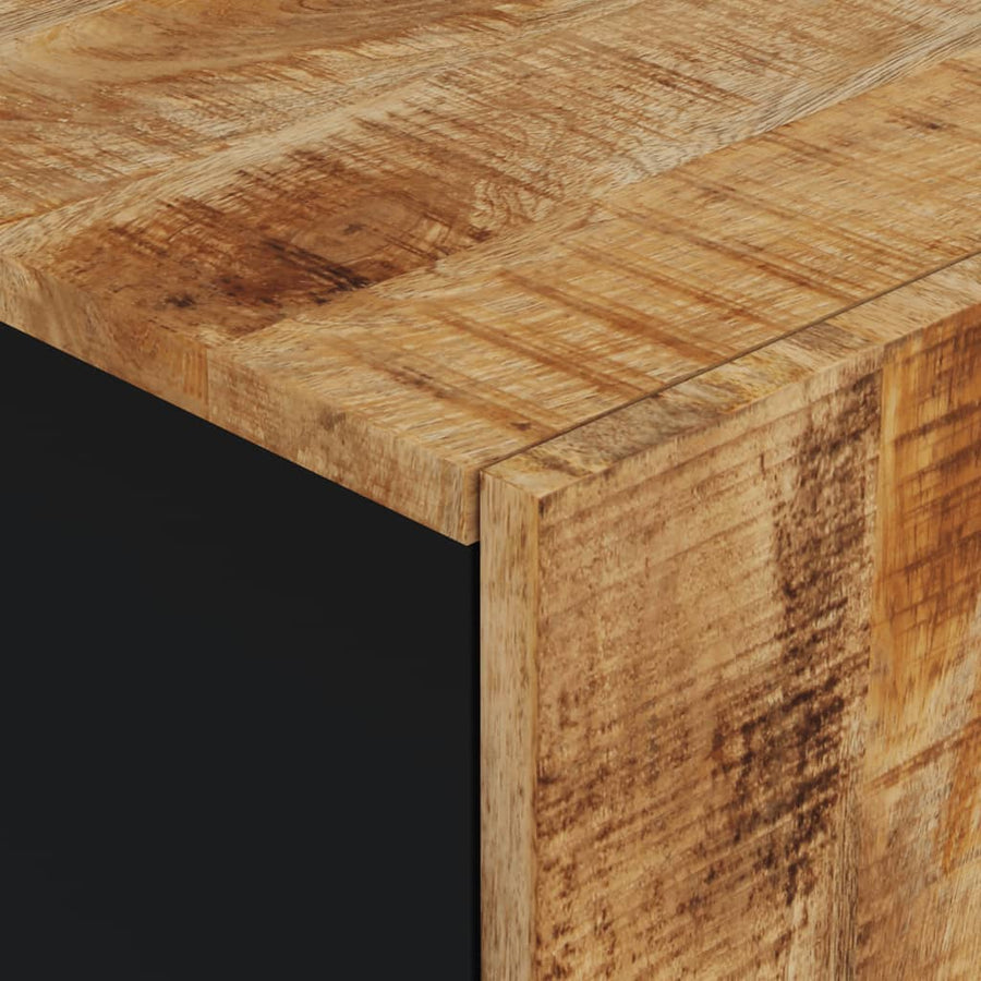 Badkamerwandkast 38X33X48 Cm Massief Mangohout