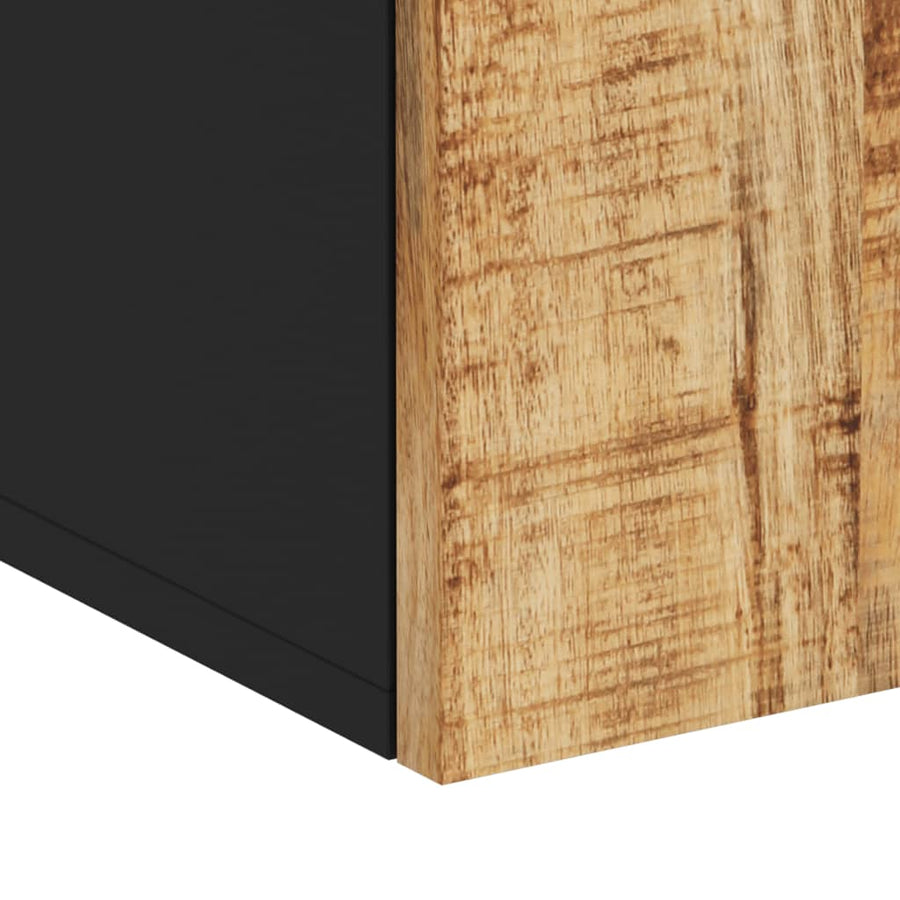 Badkamerwandkast 38X33X48 Cm Massief Mangohout