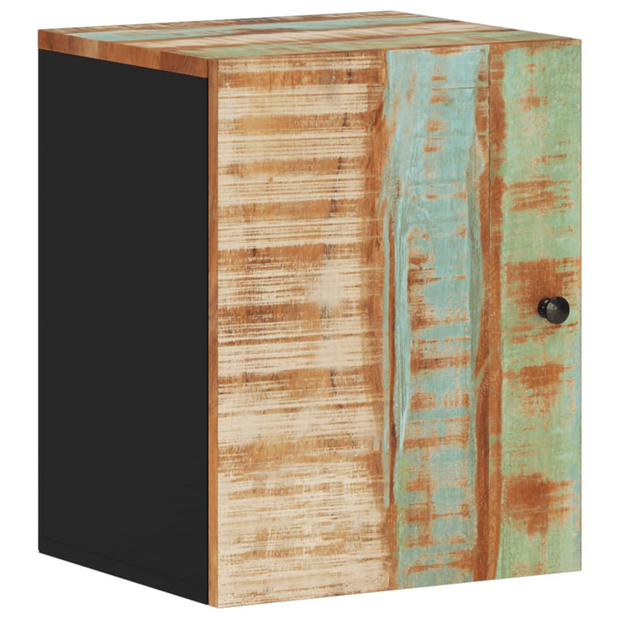 Badkamerwandkast 38X33X48 Cm Massief Recycled Hout