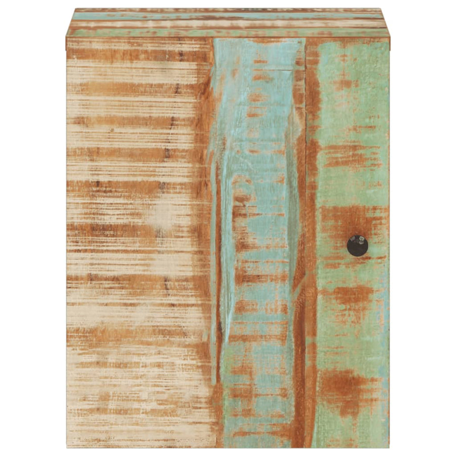 Badkamerwandkast 38X33X48 Cm Massief Recycled Hout
