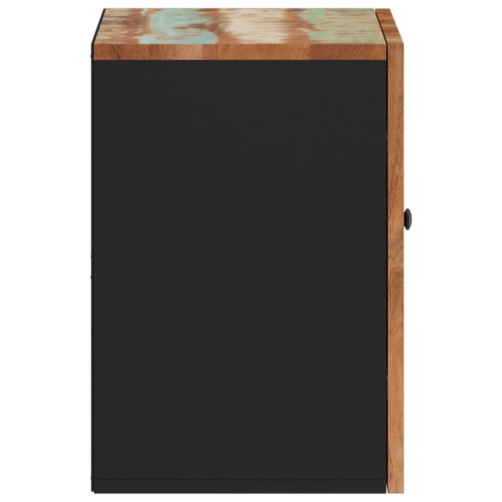 Badkamerwandkast 38X33X48 Cm Massief Recycled Hout