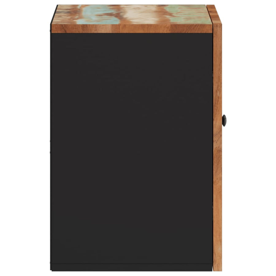 Badkamerwandkast 38X33X48 Cm Massief Recycled Hout