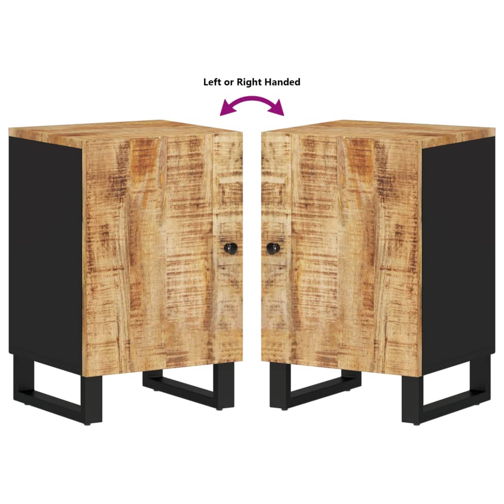 Badkamerkast 38X33X58 Cm Massief Mangohout