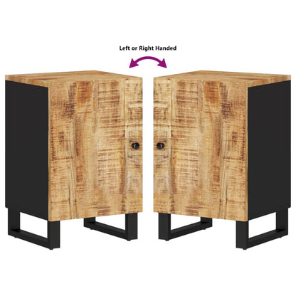 Badkamerkast 38X33X58 Cm Massief Mangohout