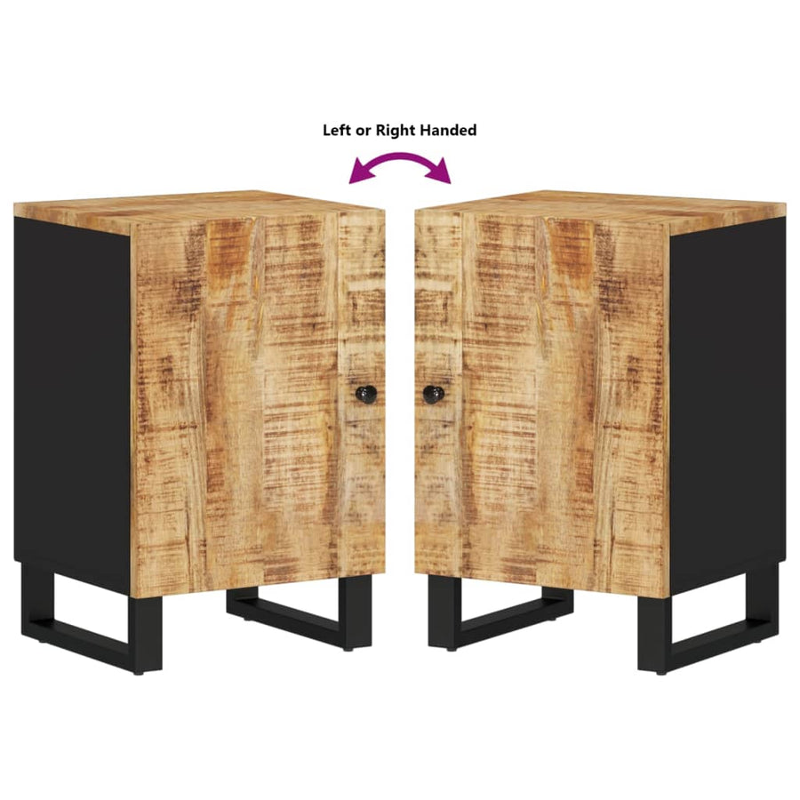 Badkamerkast 38X33X58 Cm Massief Mangohout