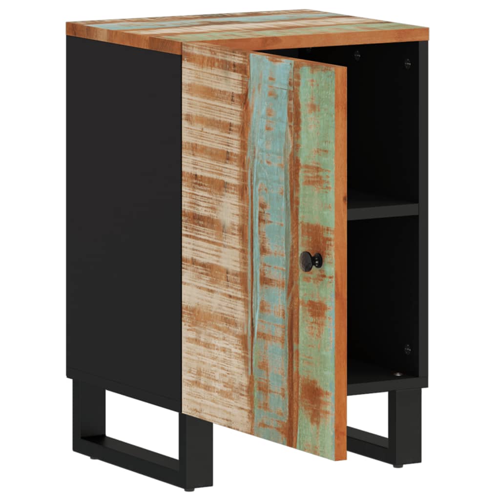 Badkamerkast 38X33X58 Cm Massief Recycled Hout