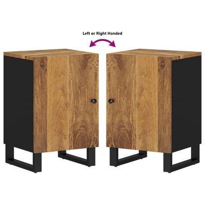 Badkamerkast 38x33x58 cm massief mangohout