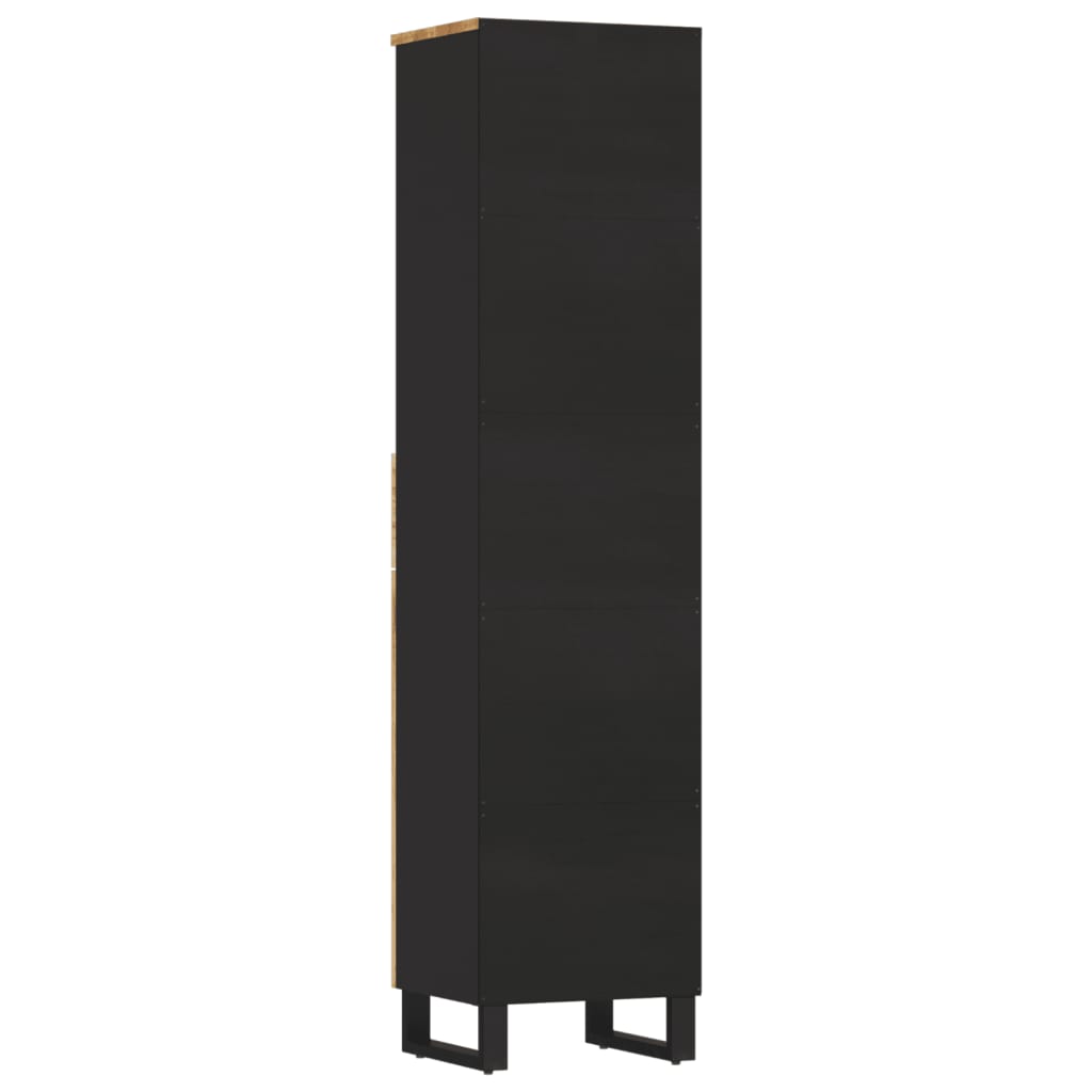 Badkamerkast 38X33X160 Cm Massief Mangohout