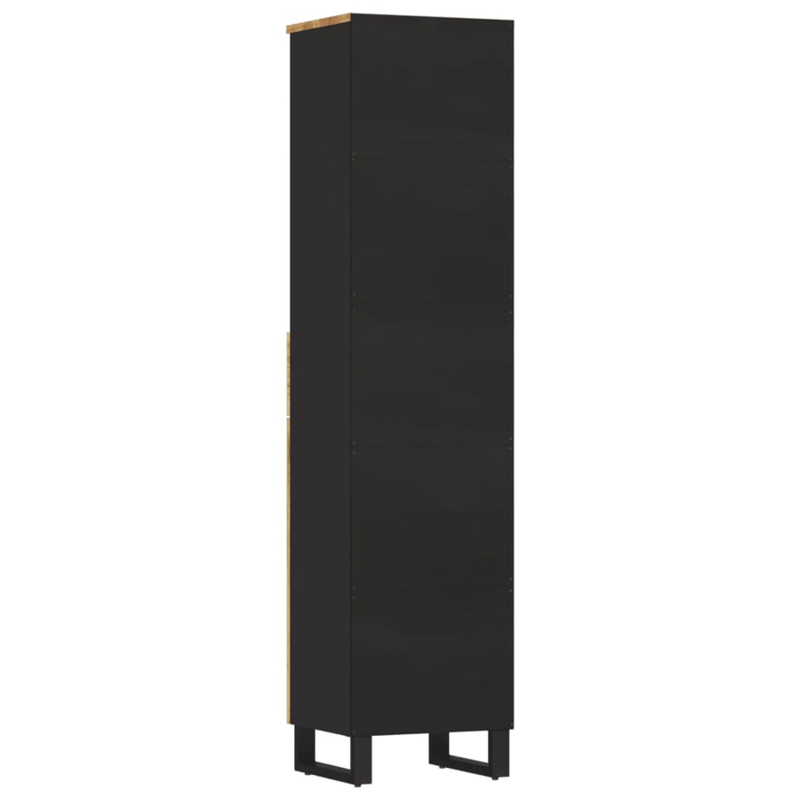 Badkamerkast 38X33X160 Cm Massief Mangohout