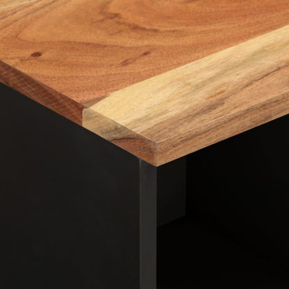 Badkamerwandkast 38X33X160 Cm Massief Acaciahout Bruin