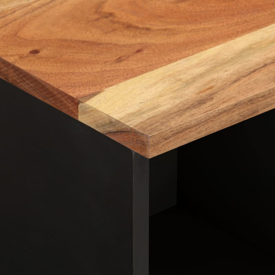 Badkamerwandkast 38X33X160 Cm Massief Acaciahout Bruin