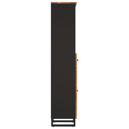 Badkamerkast 38X33X160 Cm Massief Recycled Hout