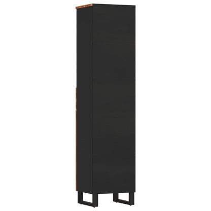 Badkamerkast 38X33X160 Cm Massief Recycled Hout
