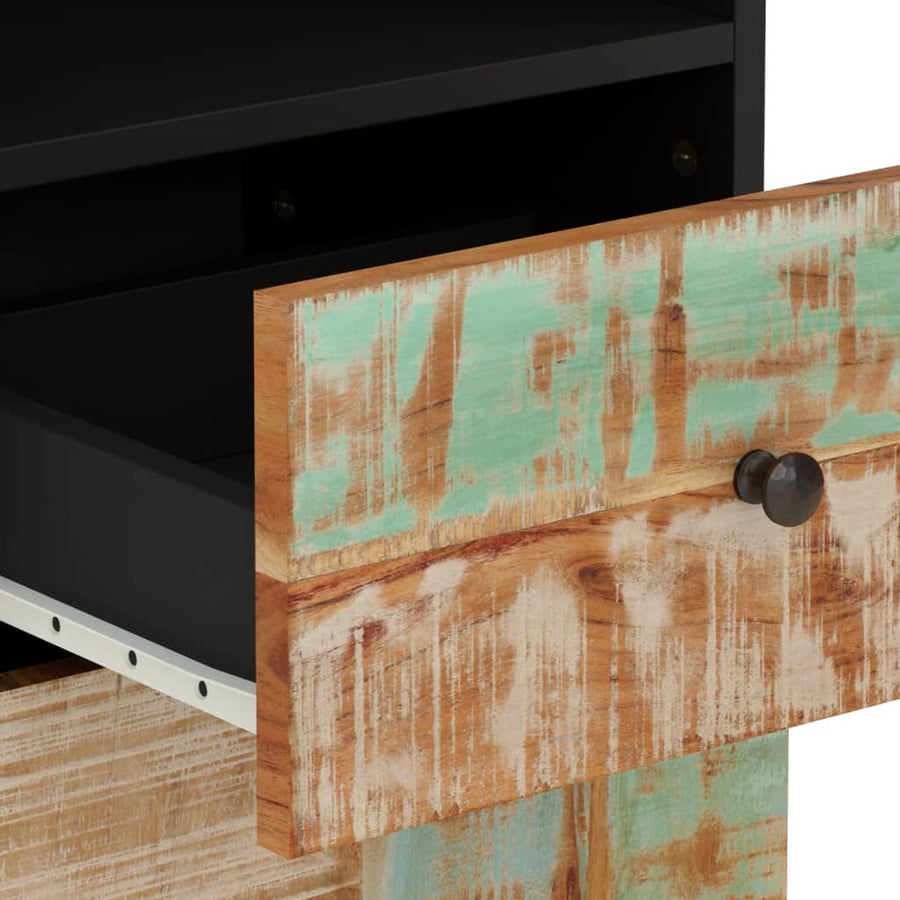 Badkamerkast 38X33X160 Cm Massief Recycled Hout
