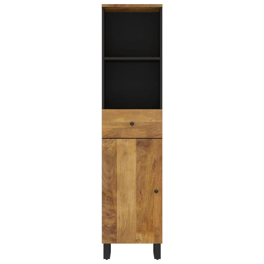 Badkamerkast 38X33X60 Cm Massief Mangohout Honingbruin
