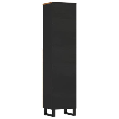 Badkamerkast 38X33X60 Cm Massief Mangohout Honingbruin