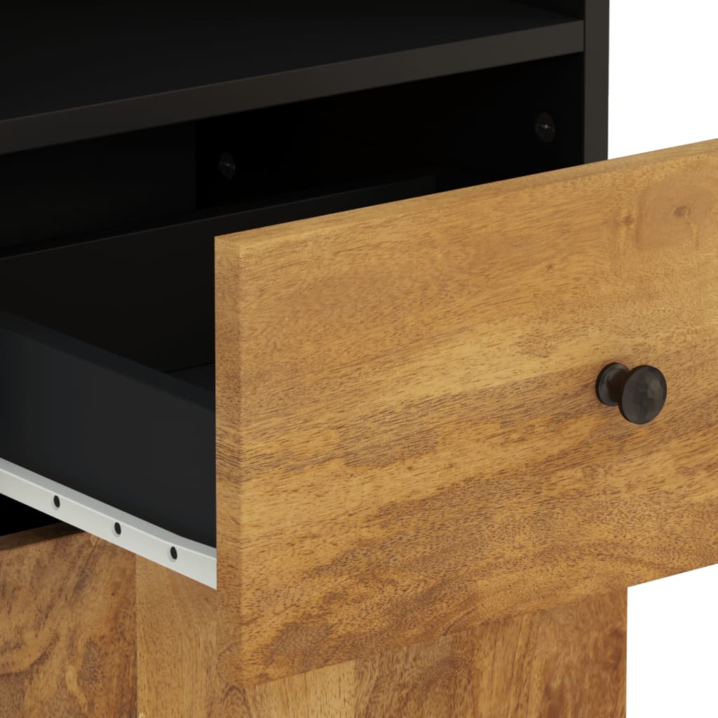 Badkamerkast 38X33X60 Cm Massief Mangohout Honingbruin