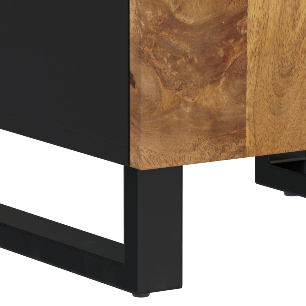Badkamerkast 38X33X60 Cm Massief Mangohout Honingbruin