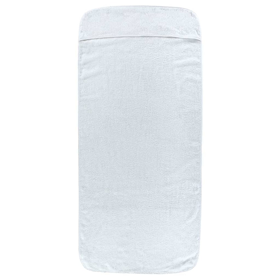 Strandhanddoeken 2 St 400 G/M² 60X135 Cm Stof Wit