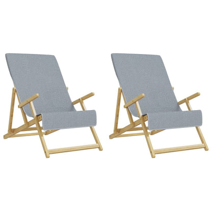 Strandhanddoeken 400 G/M² Stof 2 60 x 135 cm Grijs