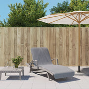 Strandhanddoeken 2 st 75x200 cm grijs