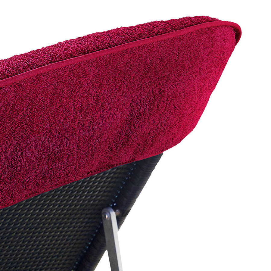 Strandhanddoeken 400 G/M² Stof Bordeaux 2 60 x 135 cm Rood
