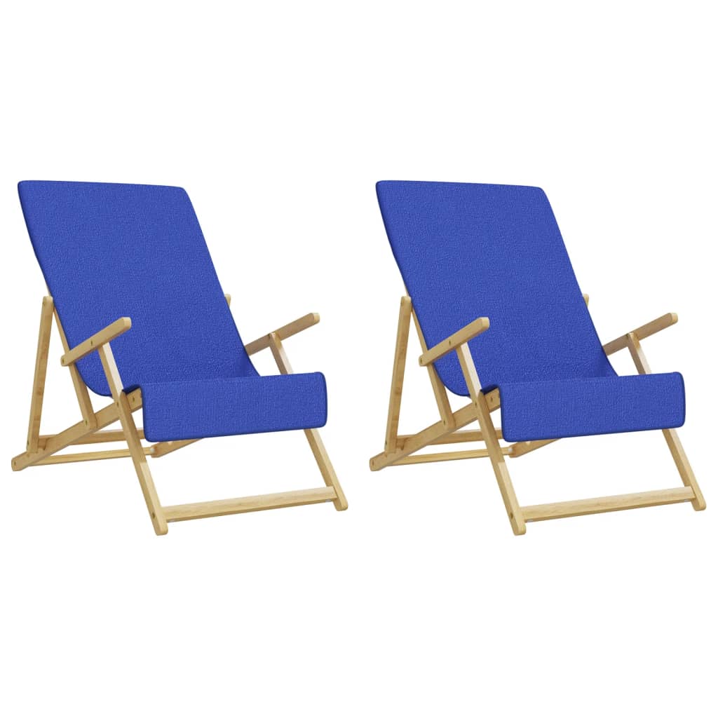 Strandhanddoeken 400 G/M² Stof Konings 2 60 x 135 cm Blauw