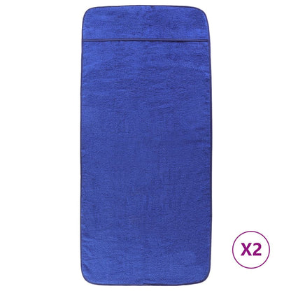 Strandhanddoeken 400 G/M² Stof Konings 2 60 x 135 cm Blauw
