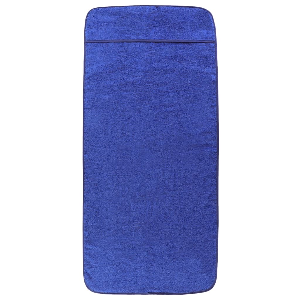 Strandhanddoeken 400 G/M² Stof Konings 2 60 x 135 cm Blauw