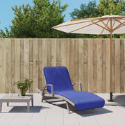 Strandhanddoek 75x200 cm koningsblauw 2 stuks