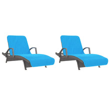 Strandhanddoeken 400 G/M² Stof 2 75 x 200 cm Turquoise