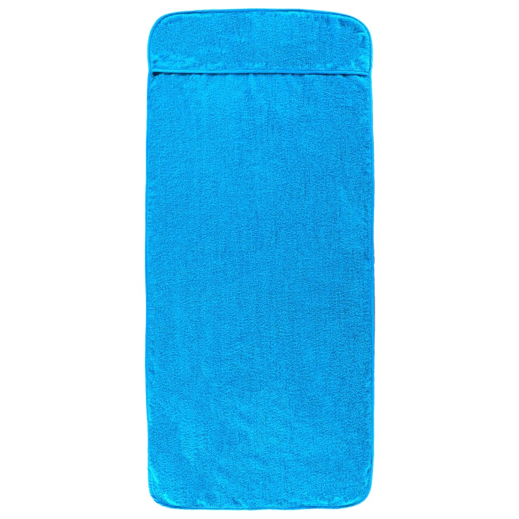 Strandhanddoeken 400 G/M² Stof 2 75 x 200 cm Turquoise