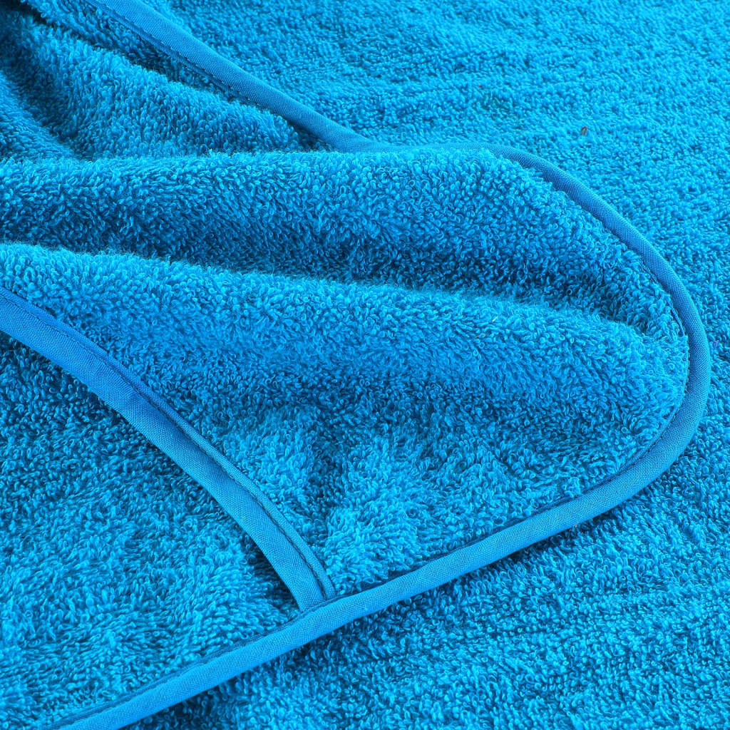 Strandhanddoeken 400 G/M² Stof 2 75 x 200 cm Turquoise