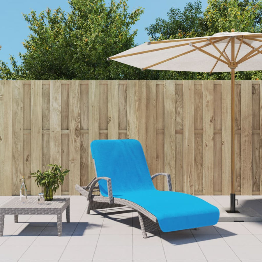 Strandhanddoeken 400 G/M² Stof 2 75 x 200 cm Turquoise