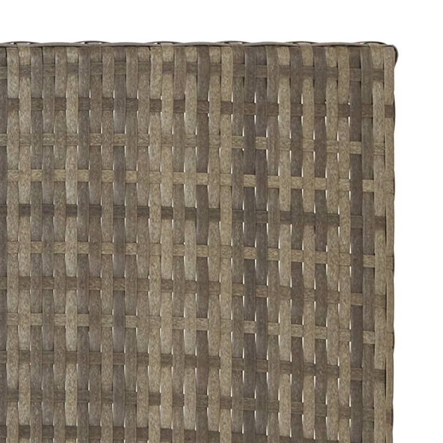 Tafel Inklapbaar 45X35X32 Cm Poly Rattan Grijs
