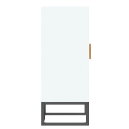 Dressoir 60x30x75 cm bewerkt hout wit