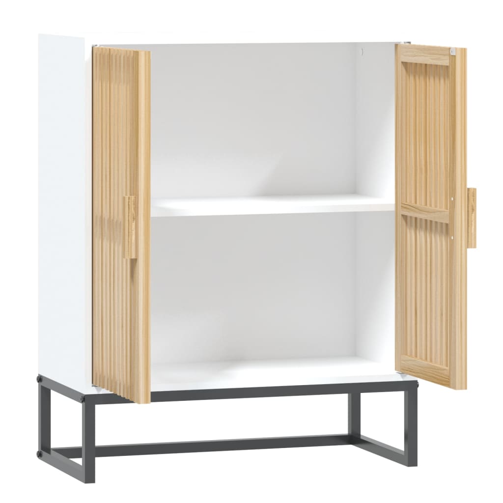 Dressoir 60x30x75 cm bewerkt hout wit